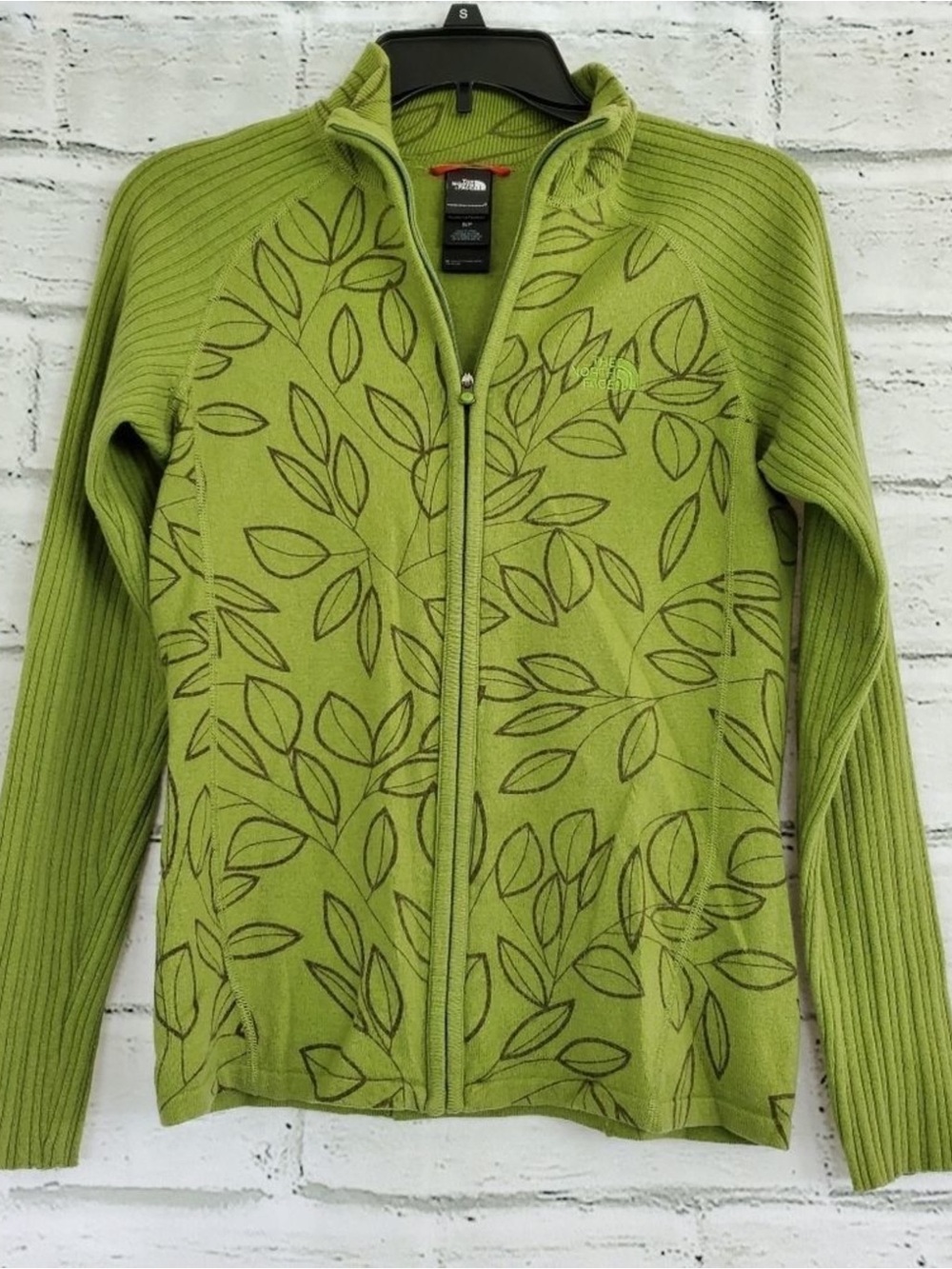 The North Face wool blend zip up jacket